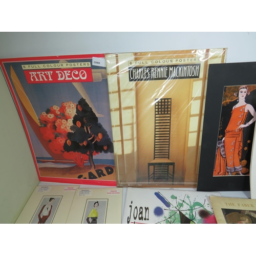 260A - Good Selection of Art Deco Posters, Calendars etc. see photos.