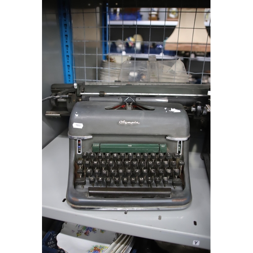 1096 - Two Vintage Solicitors typewriters one Olympia, one Imperial. See photos.