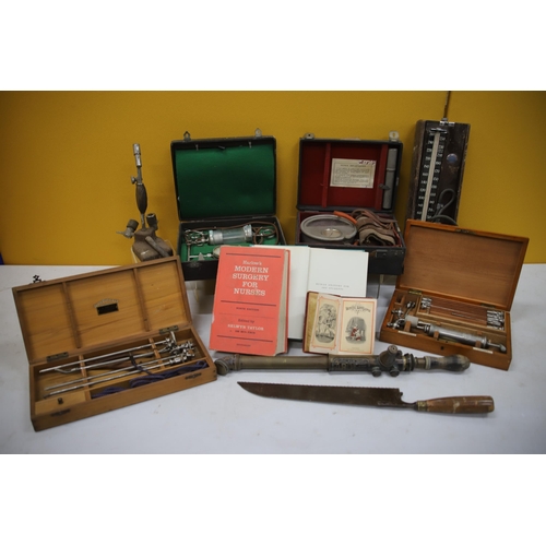 937 - THIS LOT HAS NOW BEEN WITHDRAWN BY THE VENDOR.
Interesting Mixed lot of Vintage Medical Instruments ... 