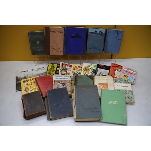 945 - THIS LOT HAS NOW BEEN WITHDRAWN BY THE VENDOR.
Selection of Good Vintage books ,  various subjects. ... 