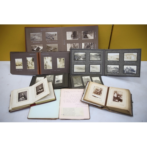 946 - Good Selection of Antique Photo Albums. Some have old and interesting photos. See photos.