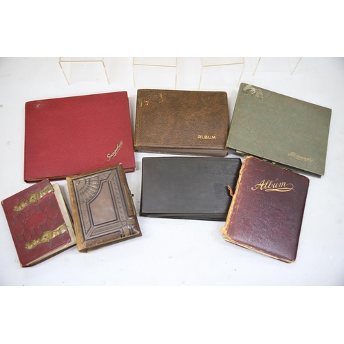 946 - Good Selection of Antique Photo Albums. Some have old and interesting photos. See photos.