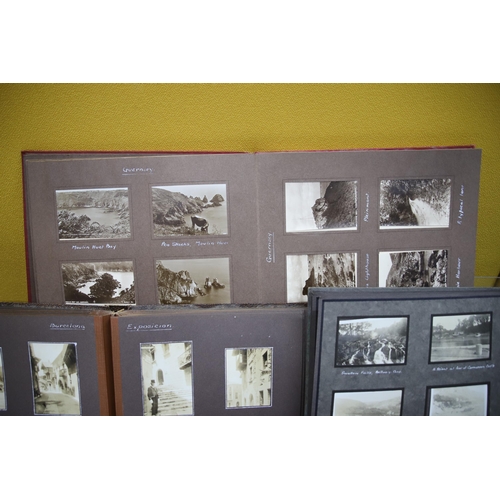 946 - Good Selection of Antique Photo Albums. Some have old and interesting photos. See photos.