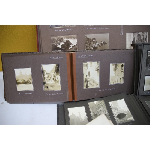 946 - Good Selection of Antique Photo Albums. Some have old and interesting photos. See photos.