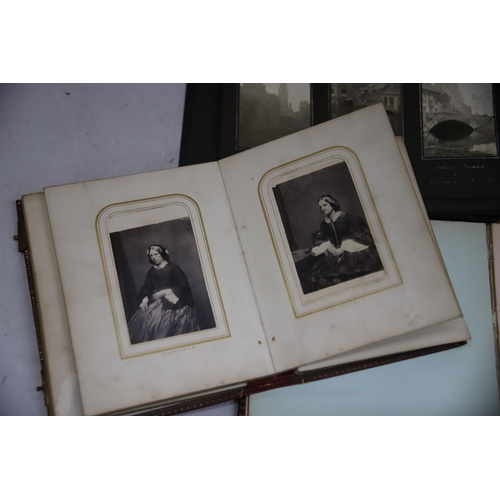 946 - Good Selection of Antique Photo Albums. Some have old and interesting photos. See photos.