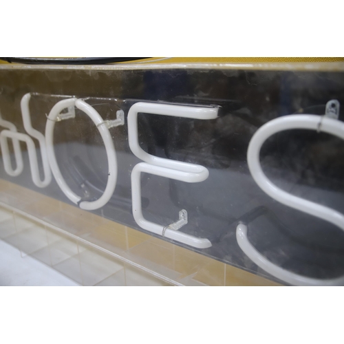 950 - THIS LOT HAS NOW BEEN WITHDRAWN BY THE VENDOR.

Lovely Old Neon Shop Sign in untested condition.  10... 