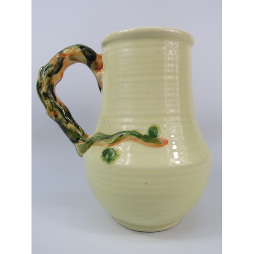 10 - Clarice Cliff Newport pottery parrot jug, 8