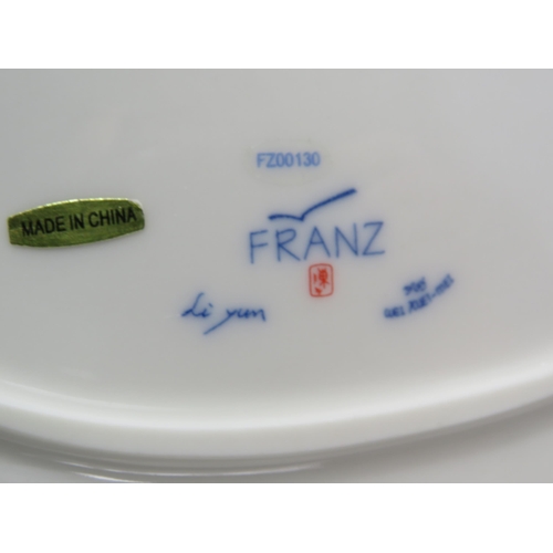 46 - Large Franz Porcelain Hummingbird tray, 12