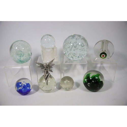 2001 - Eight paperweights. See photos.