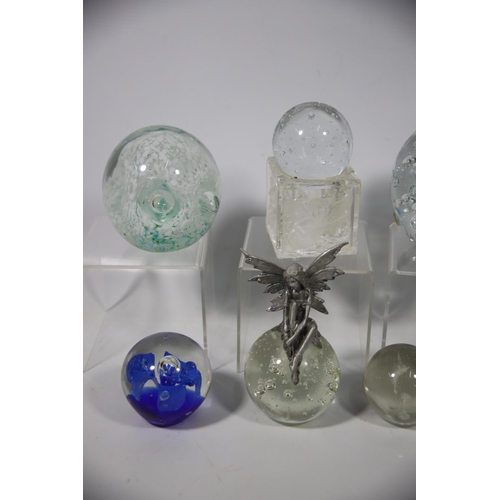 2001 - Eight paperweights. See photos.