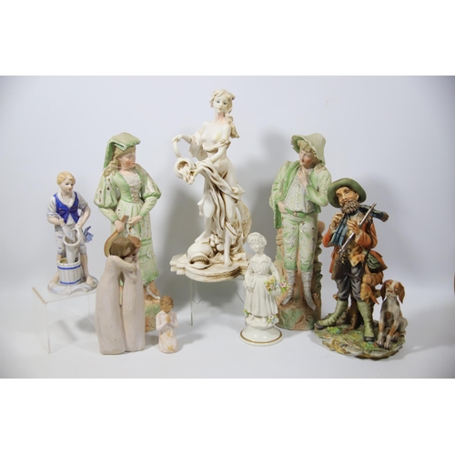 2009 - Mixed Ceramics figures , the tallest approx 15 inches. See photos.