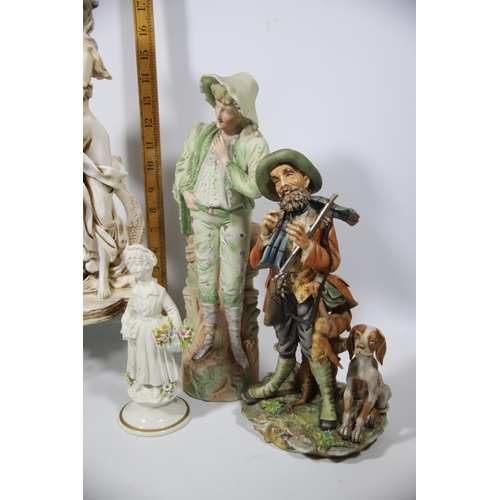 2009 - Mixed Ceramics figures , the tallest approx 15 inches. See photos.