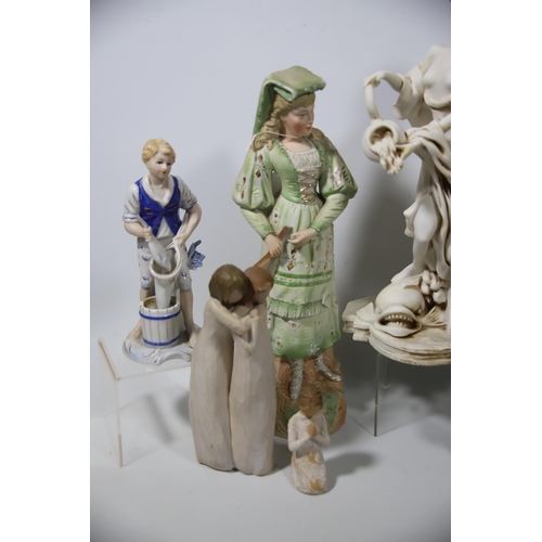 2009 - Mixed Ceramics figures , the tallest approx 15 inches. See photos.