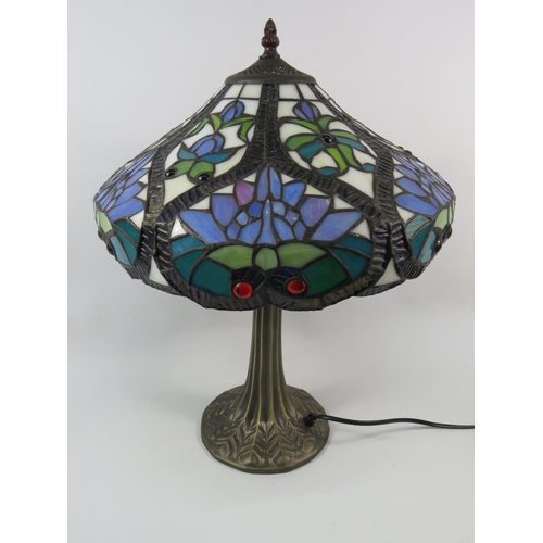 69 - Large Tiffany Style table lamp 19.5