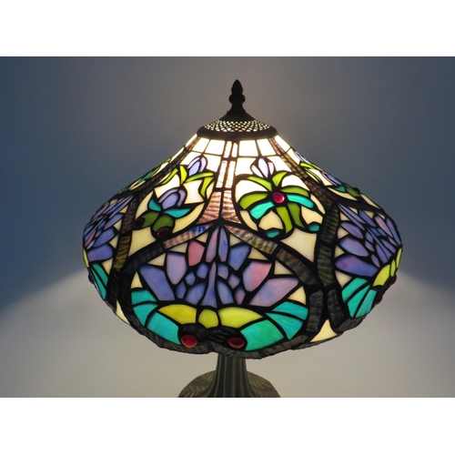 69 - Large Tiffany Style table lamp 19.5