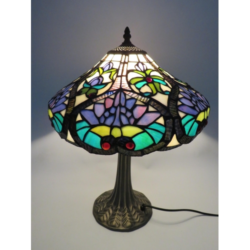 69 - Large Tiffany Style table lamp 19.5