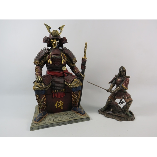 74 - Large resin medieval undead Samurai warrior, 15