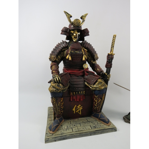 74 - Large resin medieval undead Samurai warrior, 15