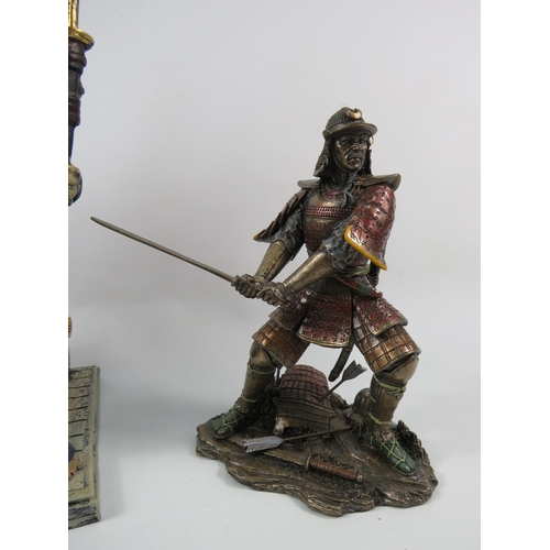 74 - Large resin medieval undead Samurai warrior, 15