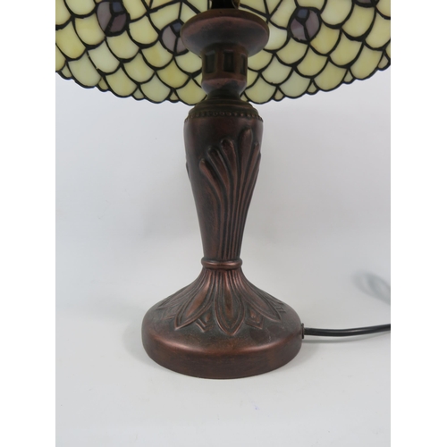 75 - Tiffany style table lamp, 17