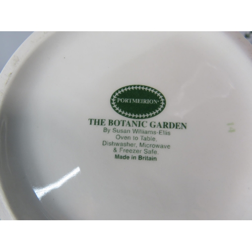 108 - Portmeirion The Botanic Garden ceramics including a large ladle, lidded tureen, serving plate, vase ... 