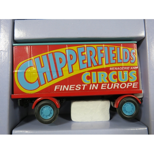 1001 - Two Corgi Classics Chipperfield's Circus Die Cast 1:50 Scale models of Scammell Highwayman with two ... 