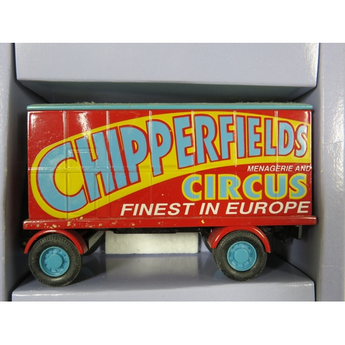 1001 - Two Corgi Classics Chipperfield's Circus Die Cast 1:50 Scale models of Scammell Highwayman with two ... 