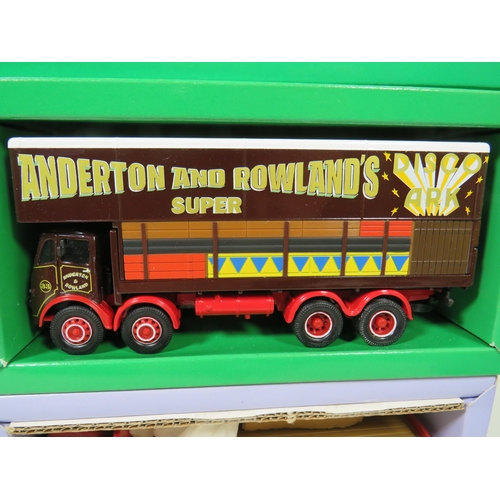 1004 - Three Corgi Classics Chipperfield's Circus Die Cast 1:50 Scale Models of a Leyland 8 Wheel Truck, ER... 