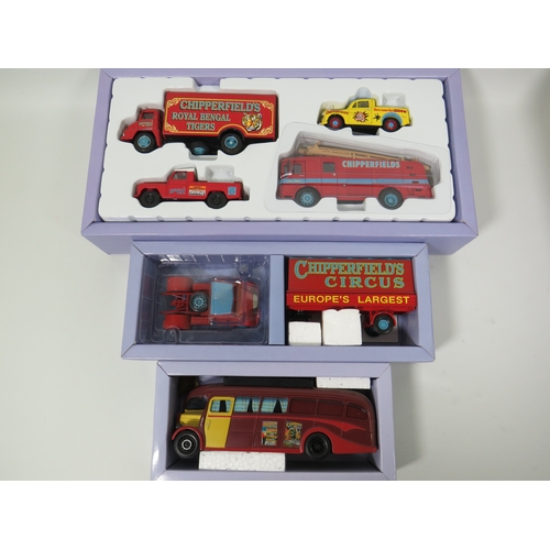 1007 - Three Corgi Classics Chipperfield's Circus Die Cast 1:50 Scale Models of AEC Regal Living Quarters, ... 