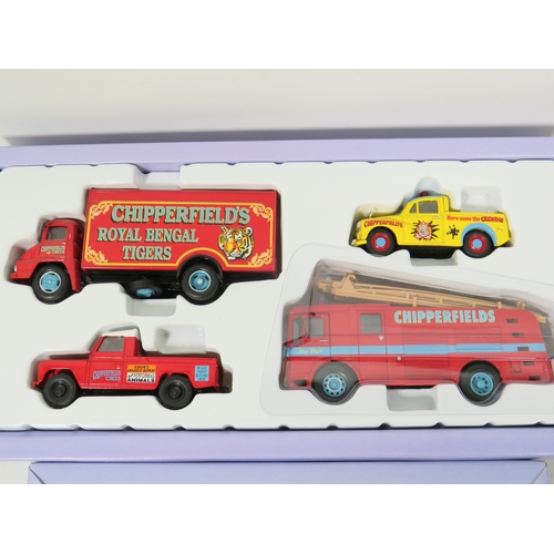 1007 - Three Corgi Classics Chipperfield's Circus Die Cast 1:50 Scale Models of AEC Regal Living Quarters, ... 