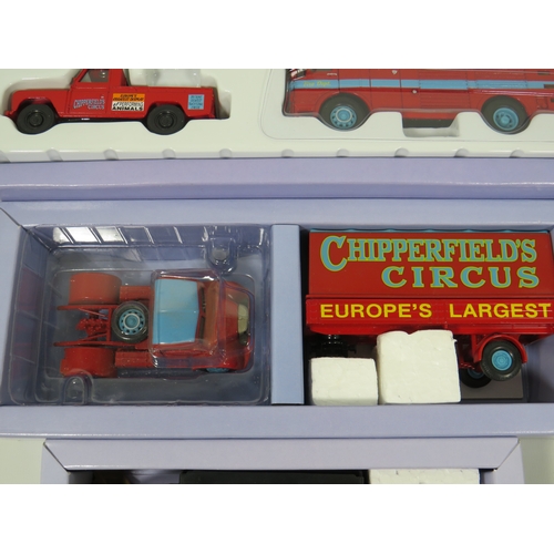 1007 - Three Corgi Classics Chipperfield's Circus Die Cast 1:50 Scale Models of AEC Regal Living Quarters, ... 