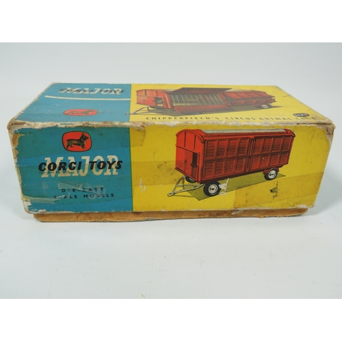 1009 - Vintage Original 1960's Corgi Die Cast model of a Chipperfield's Animal cage trailer, number 1123. C... 