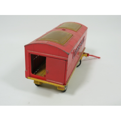 1009 - Vintage Original 1960's Corgi Die Cast model of a Chipperfield's Animal cage trailer, number 1123. C... 