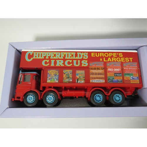 1010 - Two Corgi Classics Chipperfield's Circus Die Cast 1:50 Scale Models of a Bedford O Articulated Horse... 