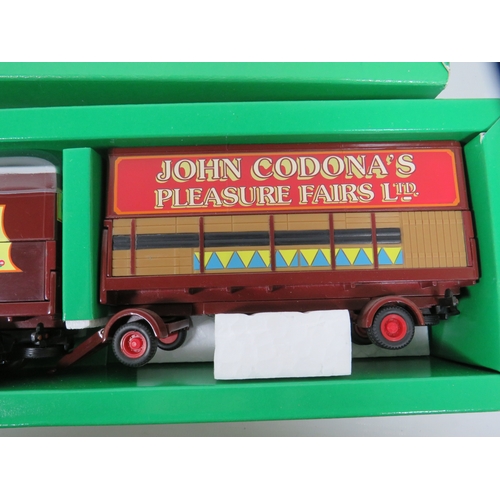 1014 - Two Corgi Classics Showman's Range Die Cast 1:50 Scale models. ERF Dodgem Truck and Trailer set plus... 