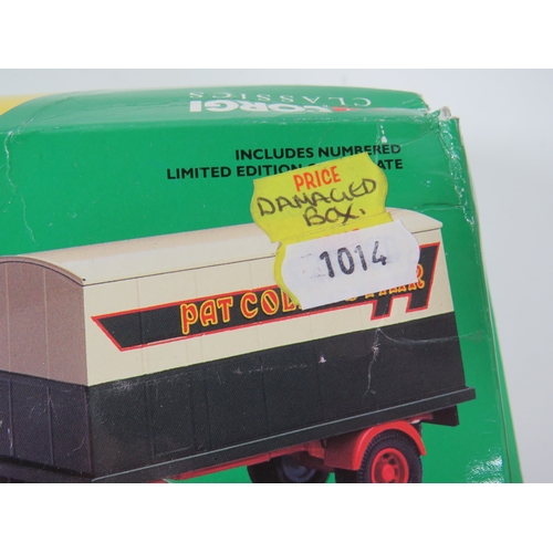 1014 - Two Corgi Classics Showman's Range Die Cast 1:50 Scale models. ERF Dodgem Truck and Trailer set plus... 