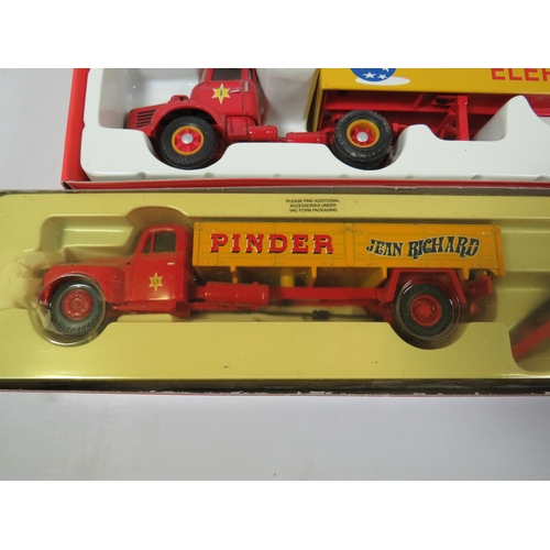 1016 - Four Corgi Die Cast 1:50 Scale models of French Circus Vehicles. All boxed. See photos for details.