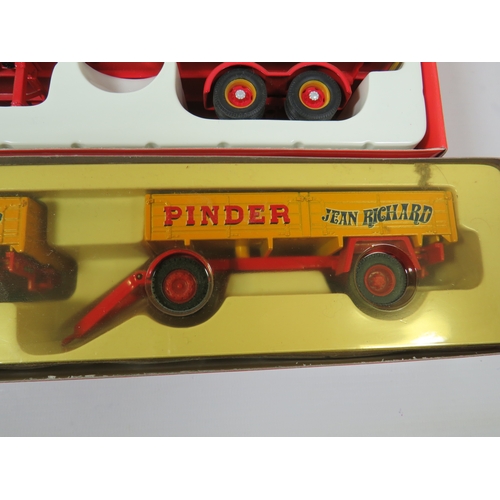 1016 - Four Corgi Die Cast 1:50 Scale models of French Circus Vehicles. All boxed. See photos for details.