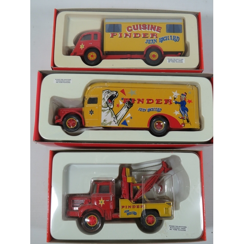 1018 - Three Corgi Die Cast 1:50 Scale models of French Circus Vehicles. All boxed. See photos for details.