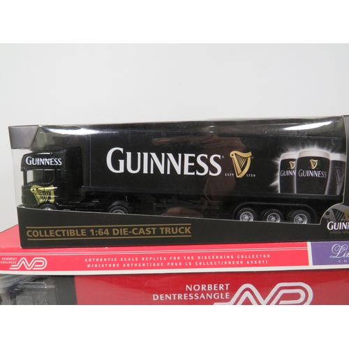 1022 - Corgi Die Cast 1:50 Scale Renault Magnum Artic, Renault Curtainsider plus a Guinness Artic. All boxe... 