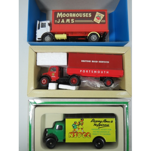 1023 - Two Corgi Classics Die Cast 1:50 Scale models of Trucks plus a Corgi Archive model Truck. All in unu... 