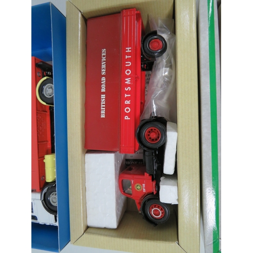 1023 - Two Corgi Classics Die Cast 1:50 Scale models of Trucks plus a Corgi Archive model Truck. All in unu... 