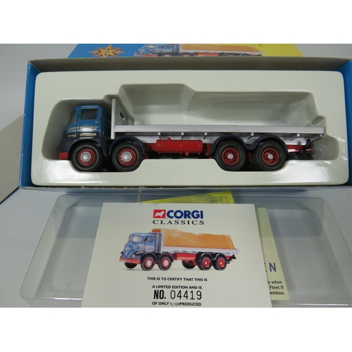 1025 - Four Corgi Classics Die Cast 1:50 Scale models of Trucks and Tankers. All boxed. See photos for deta... 