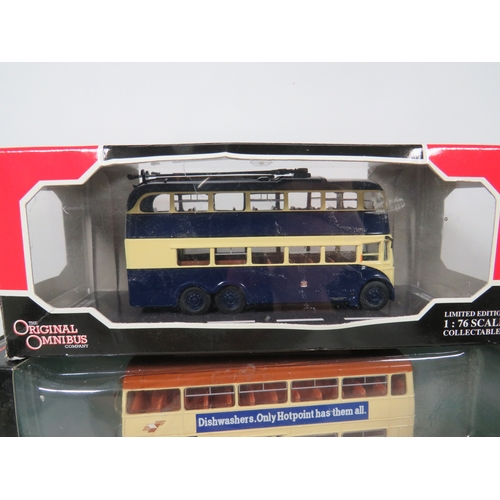 1026 - Four Die Cast 1:76 Scale models of Coaches and Buses. All boxed and unused. See photos.