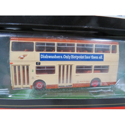 1026 - Four Die Cast 1:76 Scale models of Coaches and Buses. All boxed and unused. See photos.