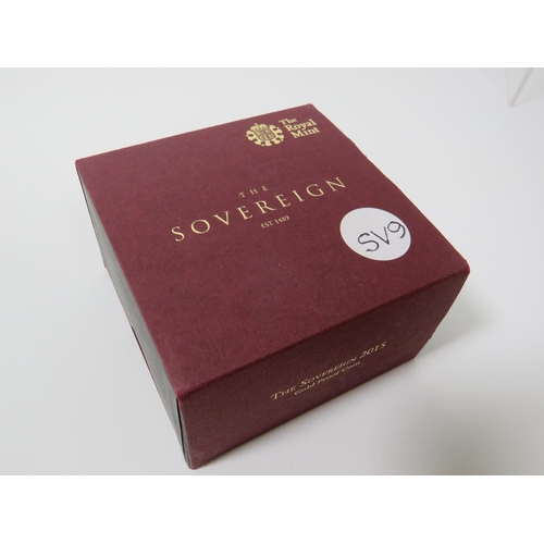 202 - Royal Mint 2015 Gold Proof Sovereign, Limited edition 2032/7,500, Comes complete with attractive Pol... 