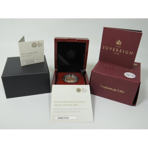 203 - Royal Mint 2015 Gold Proof Sovereign, Limited edition 2032/10,500, Comes complete with attractive Po... 