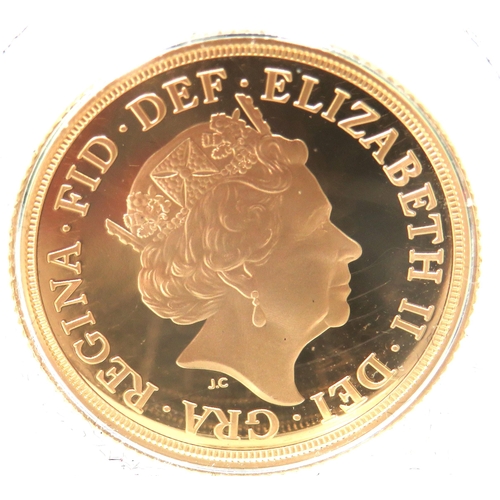 203 - Royal Mint 2015 Gold Proof Sovereign, Limited edition 2032/10,500, Comes complete with attractive Po... 