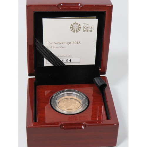 203 - Royal Mint 2015 Gold Proof Sovereign, Limited edition 2032/10,500, Comes complete with attractive Po... 