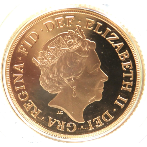 204 - Royal Mint 2021 Gold Proof Sovereign, Limited edition 2125/7995, Comes complete with attractive Poli... 